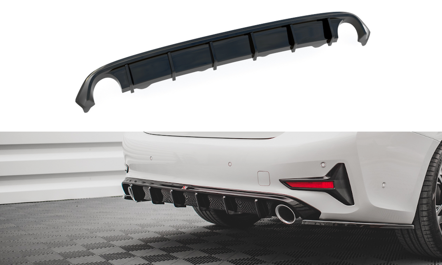 Maxton Design BM-3-20-RS1T Rear Valance BMW Series 3 G20 / G21 | ML Performance UK Car Parts