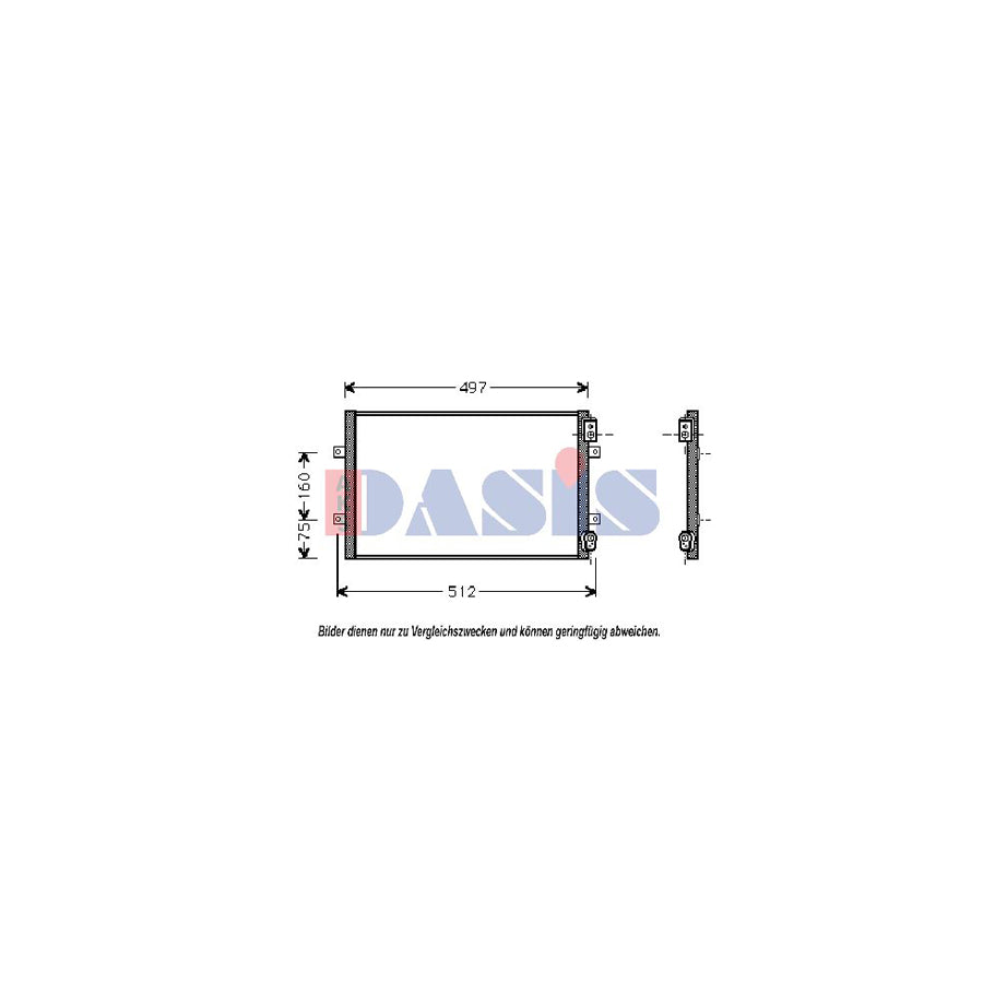 AKS Dasis 372002N Air Conditioning Condenser for Rover 600 (Rh)