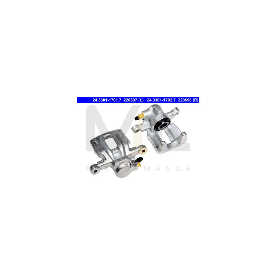 ATE 24.3301-1701.7 Brake Caliper suitable for MERCEDES-BENZ Vaneo (W414) without holder