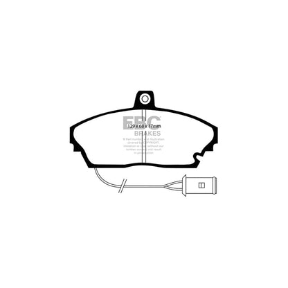 EBC PDKF1738 Rover 800 Ultimax Front Brake Pad & Plain Disc Kit - Girling/TRW Caliper 2 | ML Performance UK Car Parts