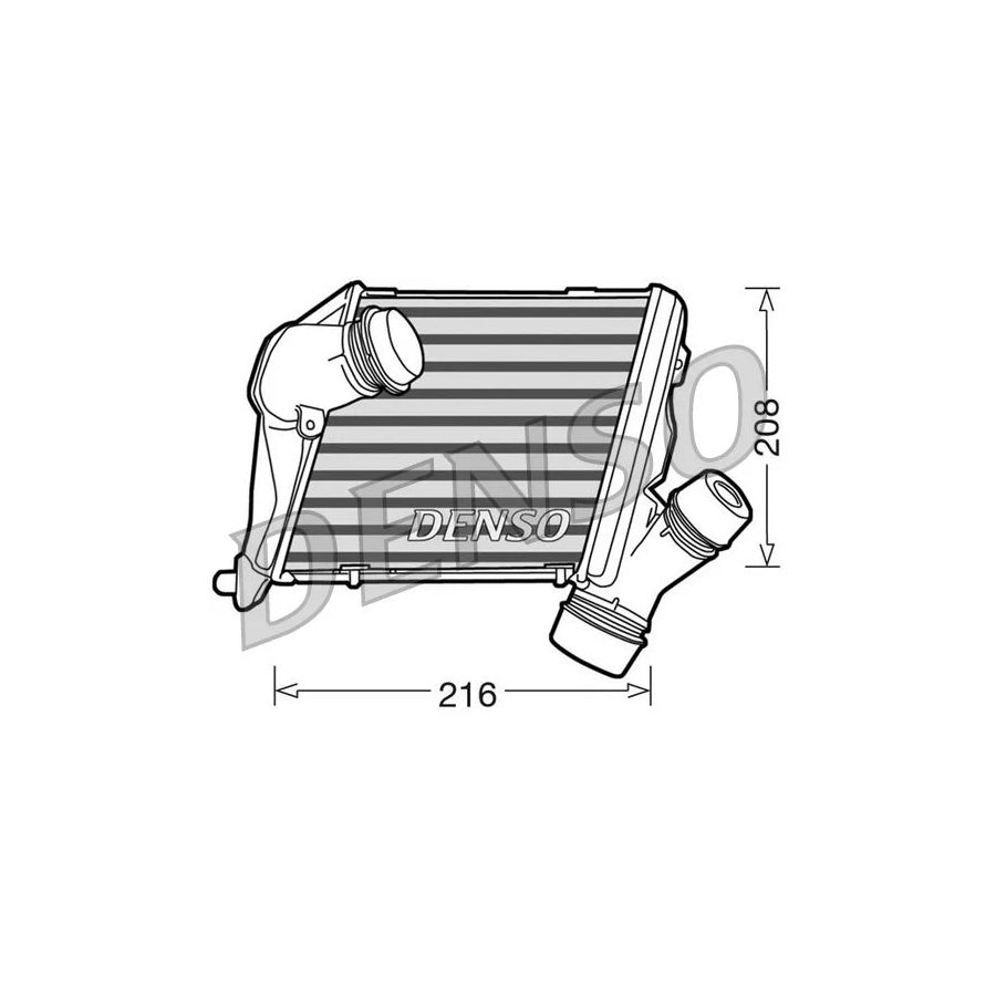 DENSO DIT02014 Intercooler for Audi A8 D3 (4E2, 4E8)