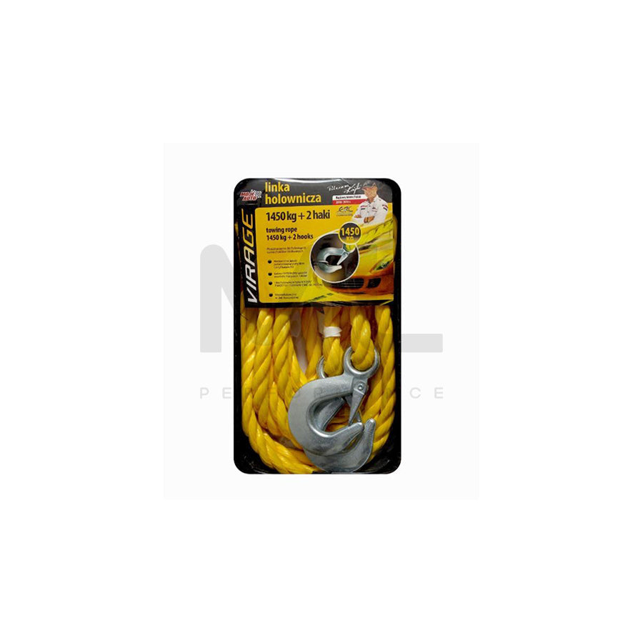 VIRAGE 94-027 Tow rope 4m, 1450 kg, with hook