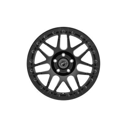 Forgestar F28271163P43 17x11 F14 Beadlock Standard 5x120.65 ET43 BS7.7 Satin Black Drag Racing Wheel