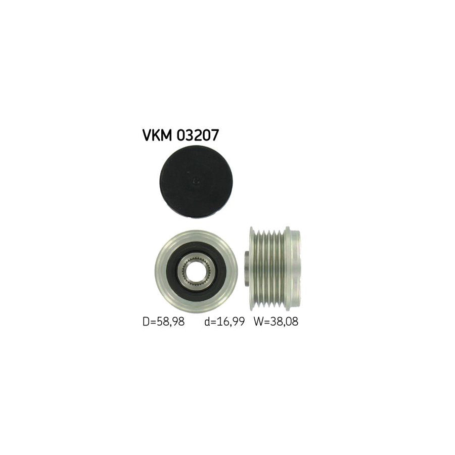 Skf Vkm 03207 Alternator Freewheel Clutch