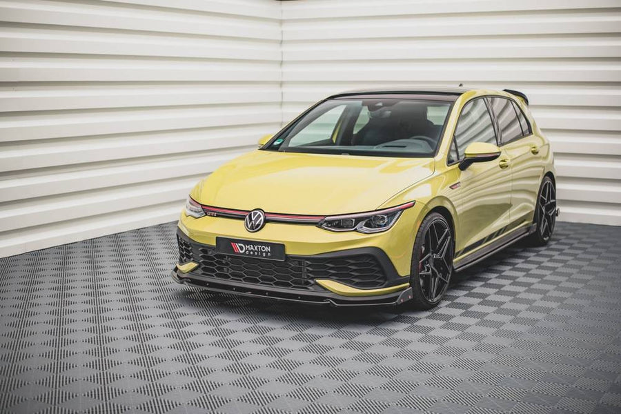 Maxton Design Volkswagen Golf GTI Clubsport MK8 Front Splitter + Flaps V.1