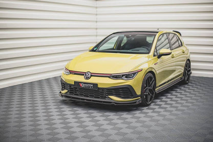 Maxton Design Volkswagen Golf GTI Clubsport MK8 Front Splitter + Flaps V.1