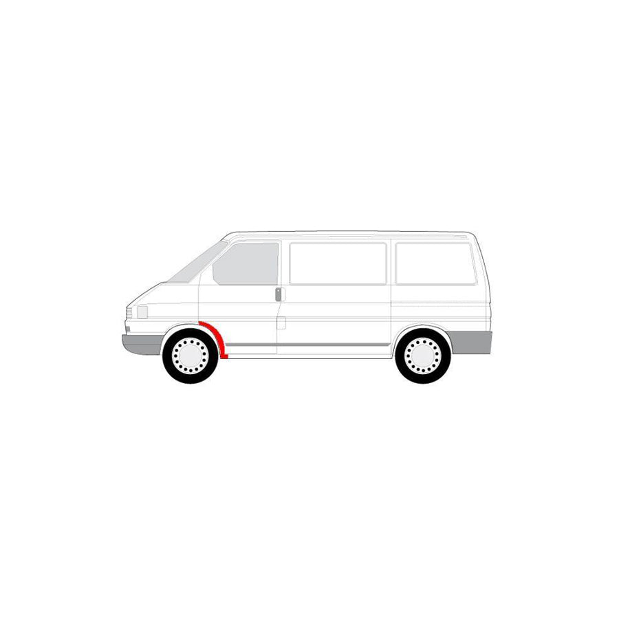 Blic 6504-03-9558331P Wing Fender for VW Transporter
