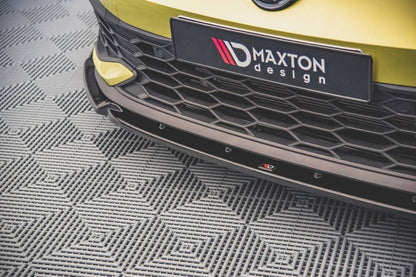 Maxton Design Volkswagen Golf GTI Clubsport MK8 Front Splitter + Flaps V.1