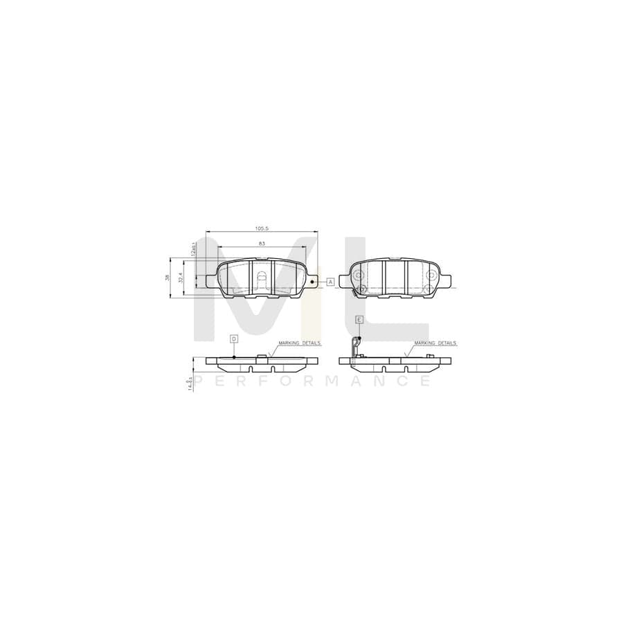 BOSCH 0 986 479 V31 Brake Disc Vented, Oiled | ML Performance Car Parts