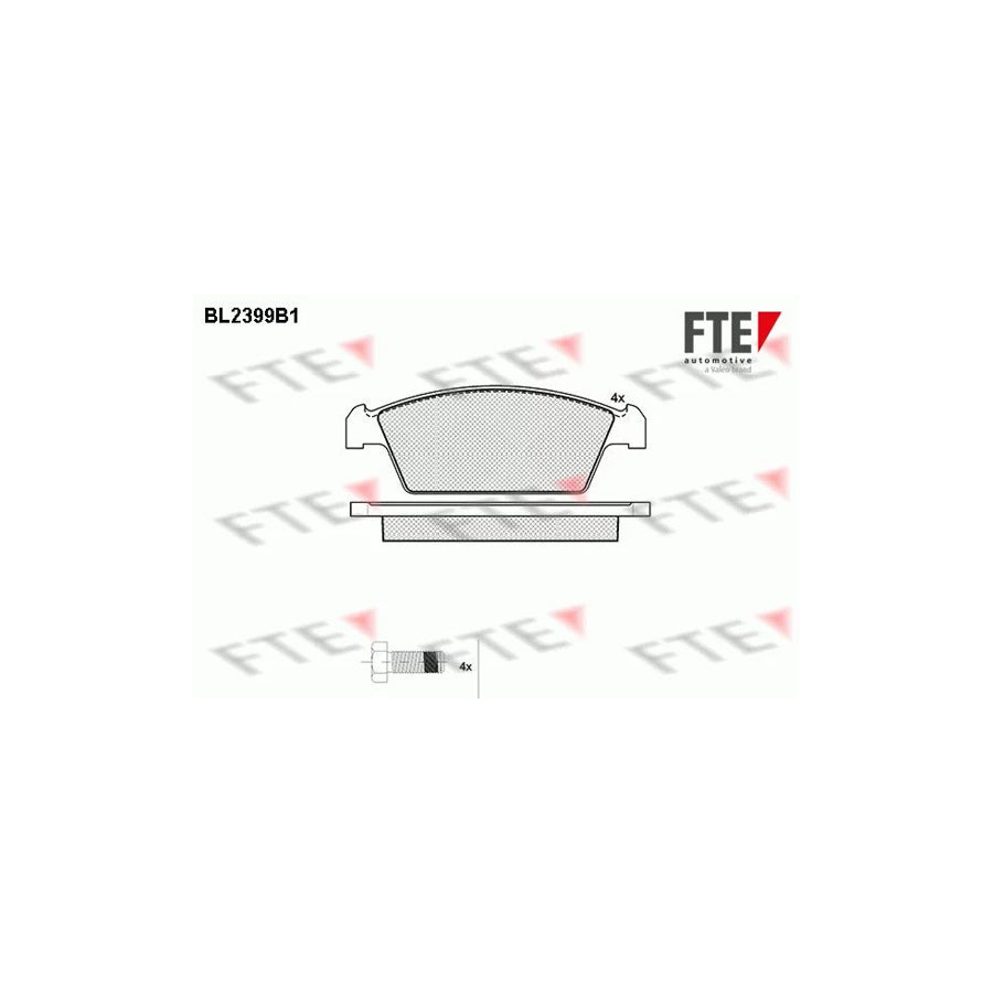 FTE Bl2399B1 Brake Pad Set