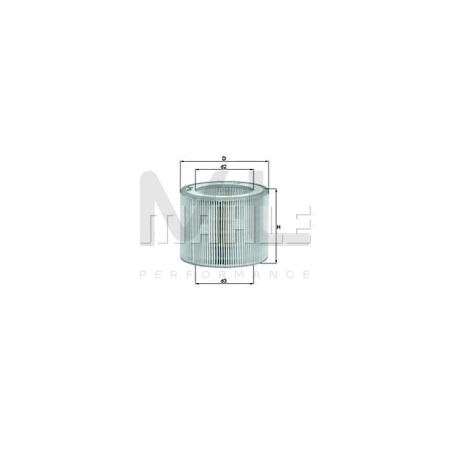 MAHLE ORIGINAL LX 746 Air Filter Filter Insert | ML Performance Car Parts