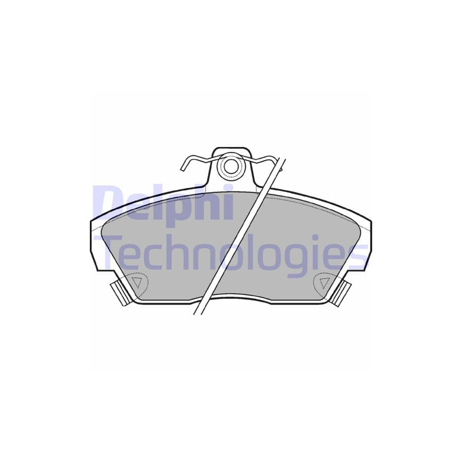 Delphi Lp618 Brake Pad Set