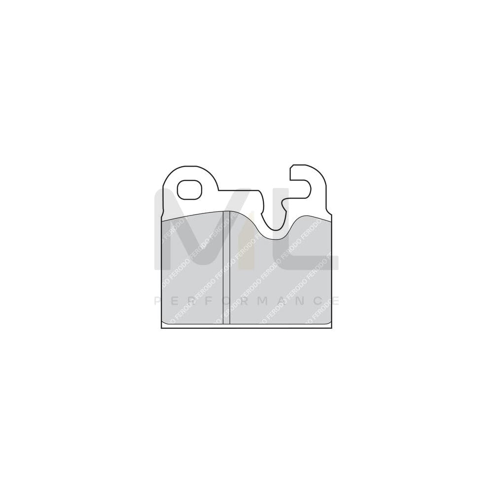 Ferodo Premier FDB162 Brake Pad Set Prepared for Wear Indicator