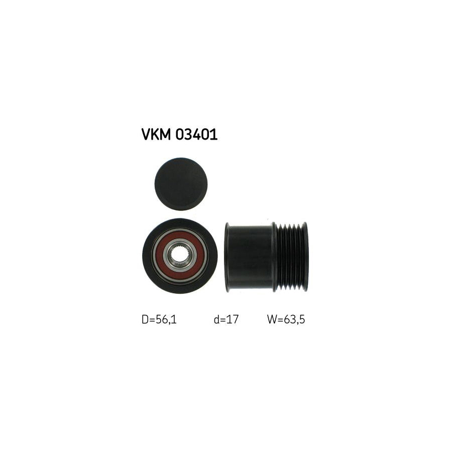 Skf Vkm 03401 Alternator Freewheel Clutch