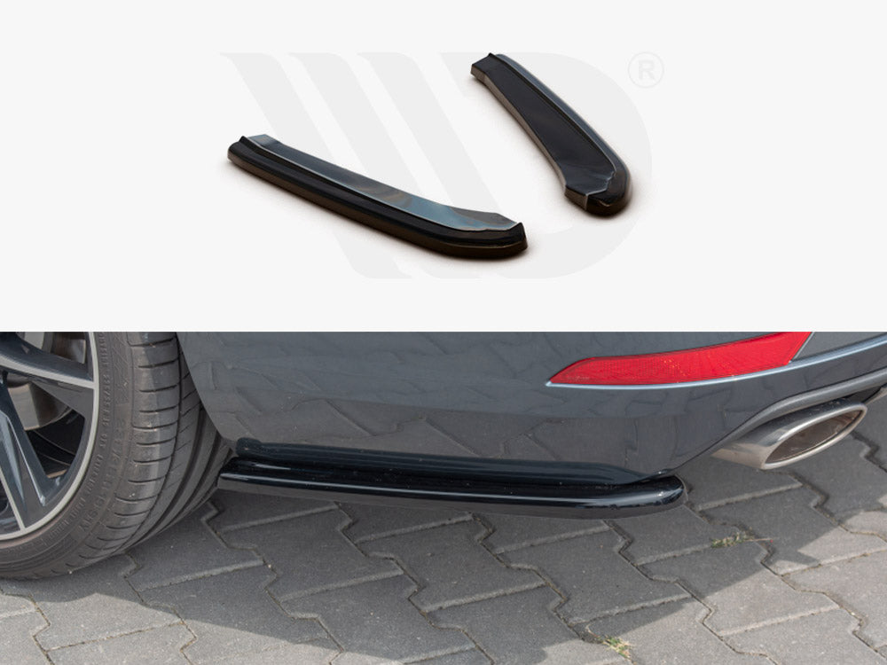 Maxton Design SE-LE-3F-CU-ST-RSD1T Rear Side Splitters Seat Leon MK 3.5 Cupra ST (2017-) | ML Performance UK Car Parts
