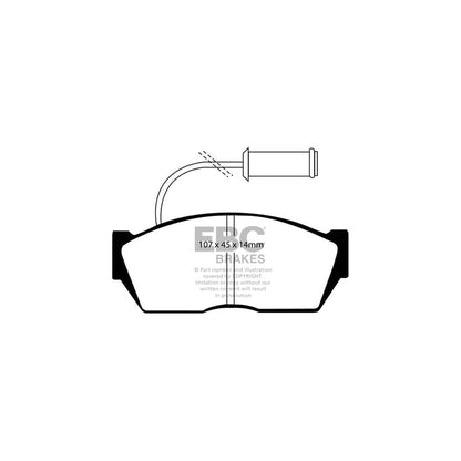 EBC PDKF1736 Rover 200 Ultimax Front Brake Pad & Plain Disc Kit 2 | ML Performance UK Car Parts