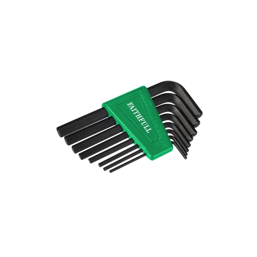 Faithfull FAIHKS8AF Imperial Short Arm Hexagon Key Set, 8 Piece
