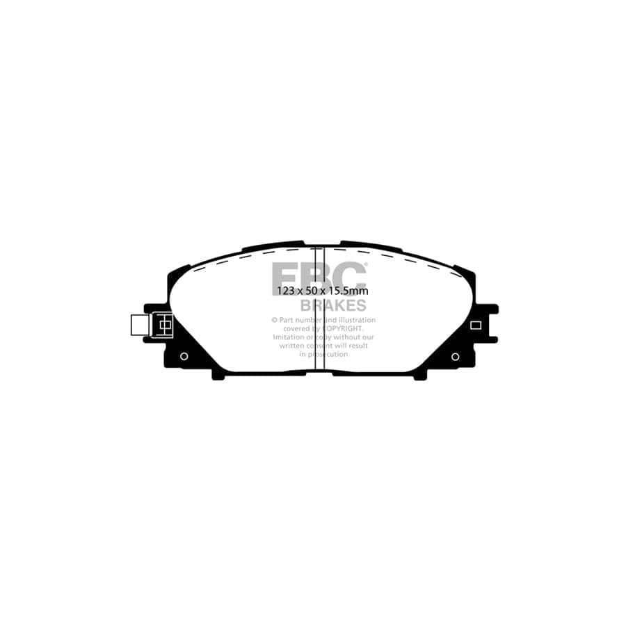 EBC PD40K1067 Lexus Toyota Ultimax Pad & Plain Disc Kit - Akebono Caliper 2 | ML Performance UK Car Parts