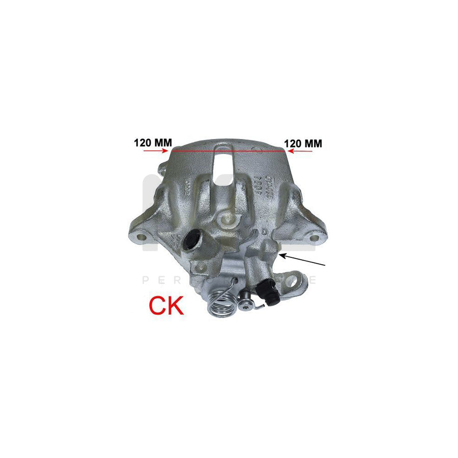 TEXTAR 38075800 Brake Caliper for CITRO?N C5 without holder