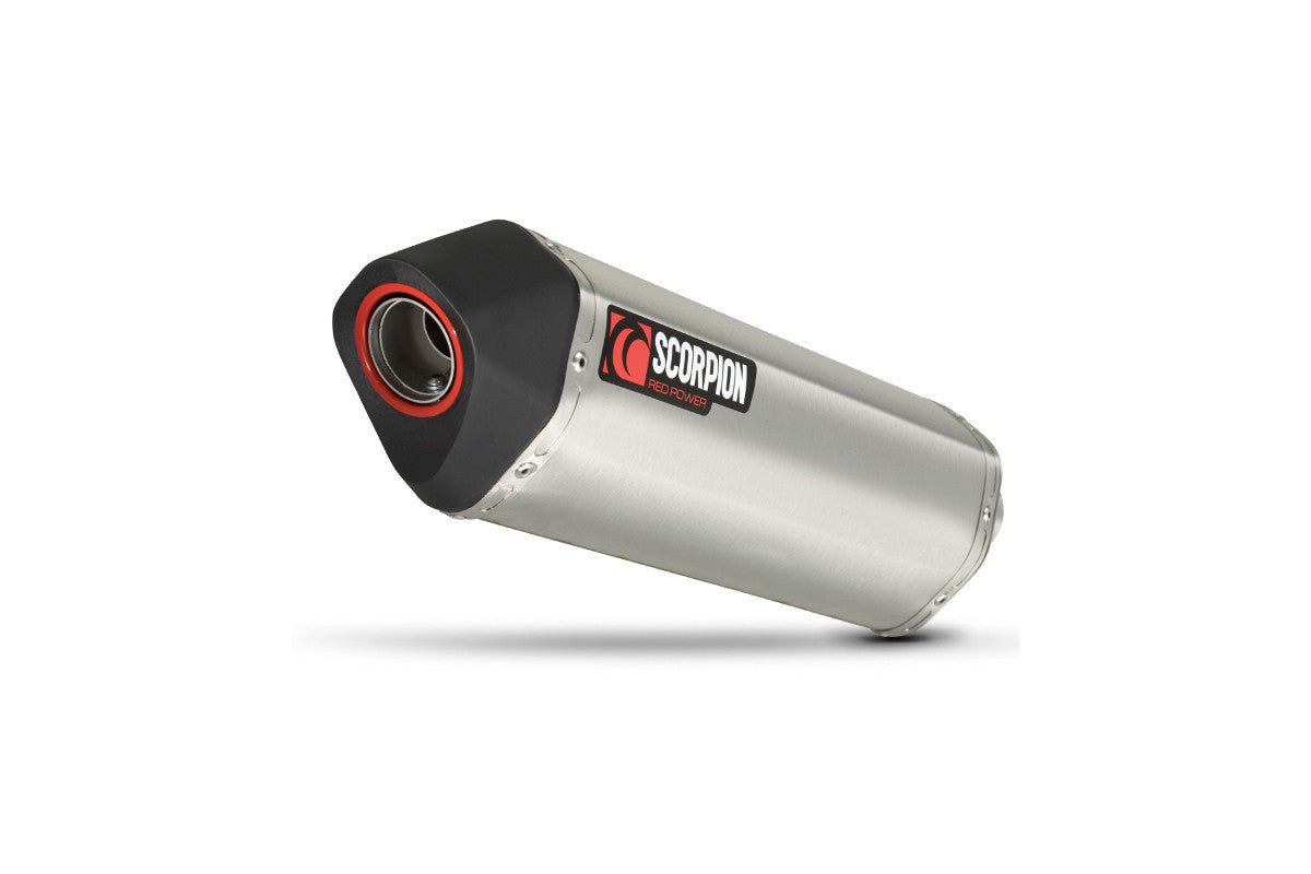 Scorpion RSI114SEO Suzuki DL650 V-Strom Serket Parallel Slip-On - Brushed Stainless Steel Sleeve | ML Performance UK UK