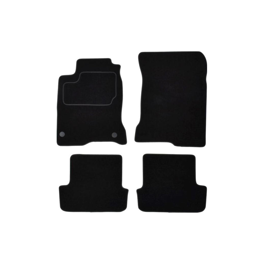 Custo Pol Rnt280C Floor Mat Set for Renault Laguna III Coupe (Dt)