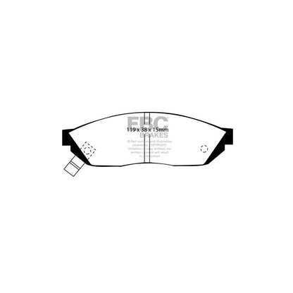 EBC DP560 Honda Civic Ultimax Front Brake Pads 2 | ML Performance UK Car Parts