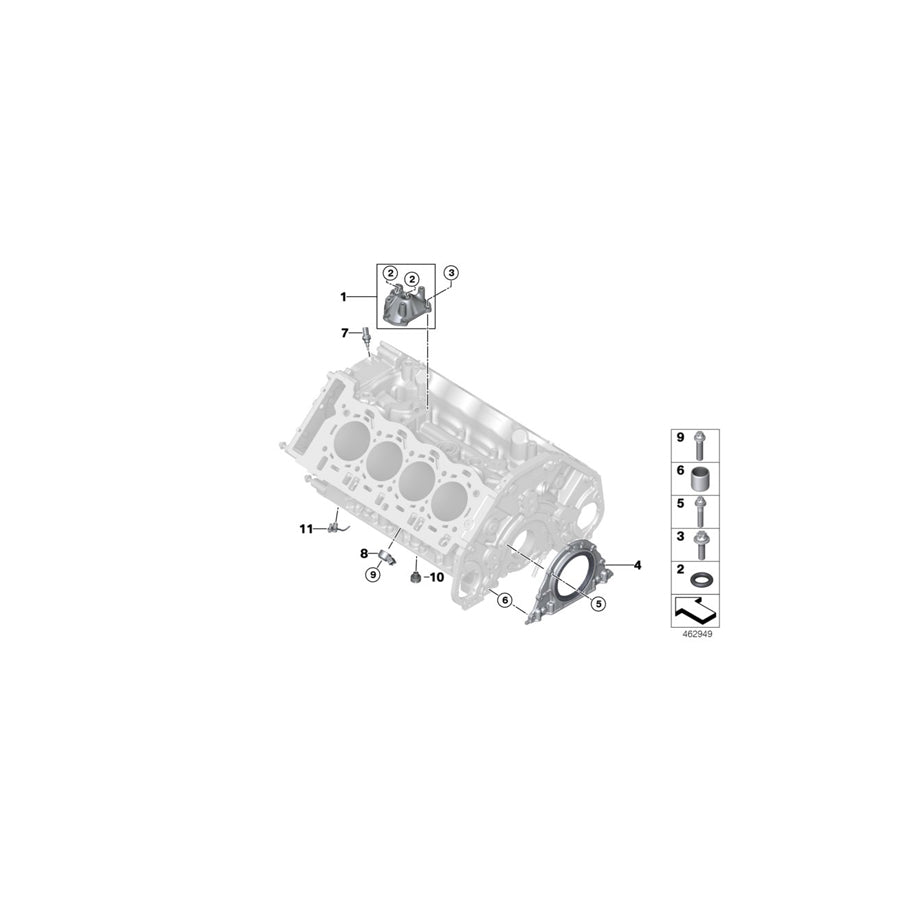 Genuine BMW 11158629978 G12 G05 G15 Non-Return Valve (Inc. 750LiX 4.0, M5 & X6 M50iX)