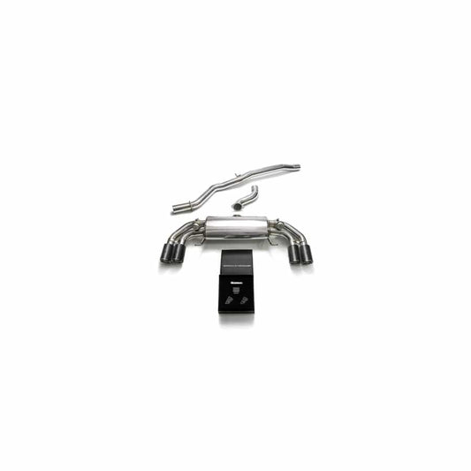 Armytrix AU8XS-QC11 Valvetronic Exhaust System Audi S1 8X 2.0 2014-2018 with Quad Carbon Fiber 3.5"