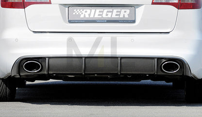 Rieger 00099227 Audi 4F A6 Rear Diffuser 1 | ML Performance UK Car Parts