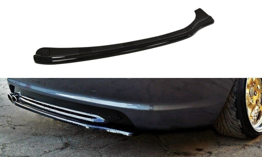 Maxton Design BM-3-46-C-MPACK-RD1T Central Rear Splitter (without vertical bars) BMW Series 3 E46 M-Pack Coupe | ML Performance UK Car Parts