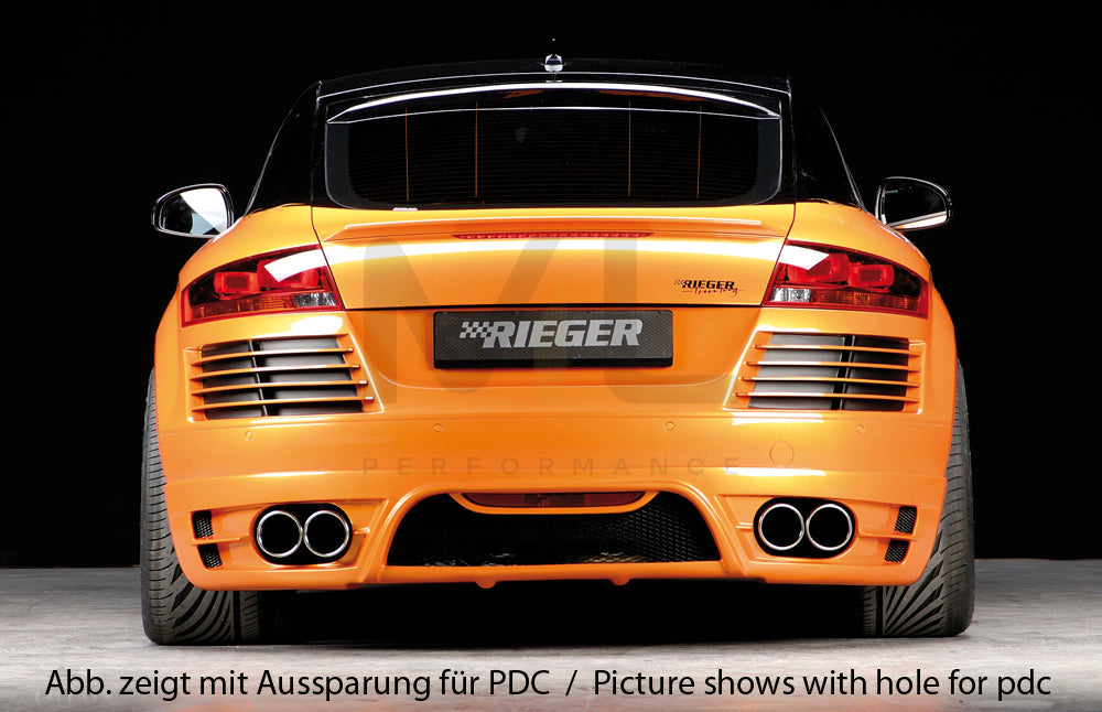 Rieger 00055157 Audi 8J TT Rear Bumper 7 | ML Performance UK Car Parts