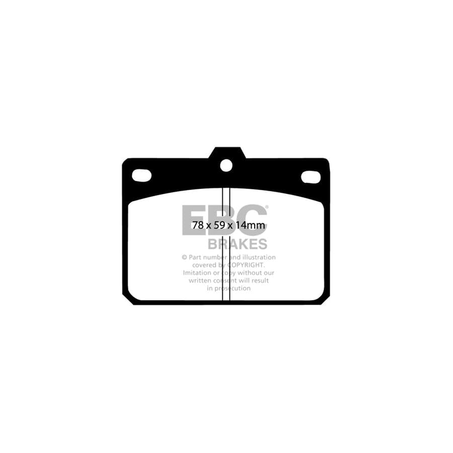 EBC PDKF943 Hyundai Mitsubishi Ultimax Front Brake Pad & Plain Disc Kit (Inc. Pony, Celeste, Sigma) 2 | ML Performance UK Car Parts