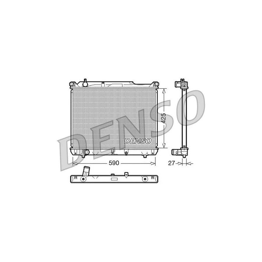 DENSO DRM47019 Engine Radiator for Suzuki Grand Vitara I Off-Road (Ft, Ht)