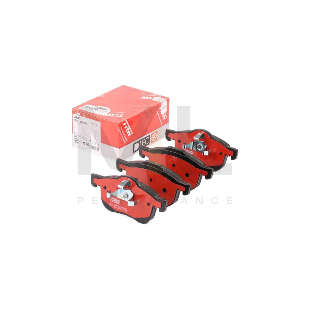 TRW Dtec Cotec Gdb1388Dte Brake Pad Set Not Prepared For Wear Indicator