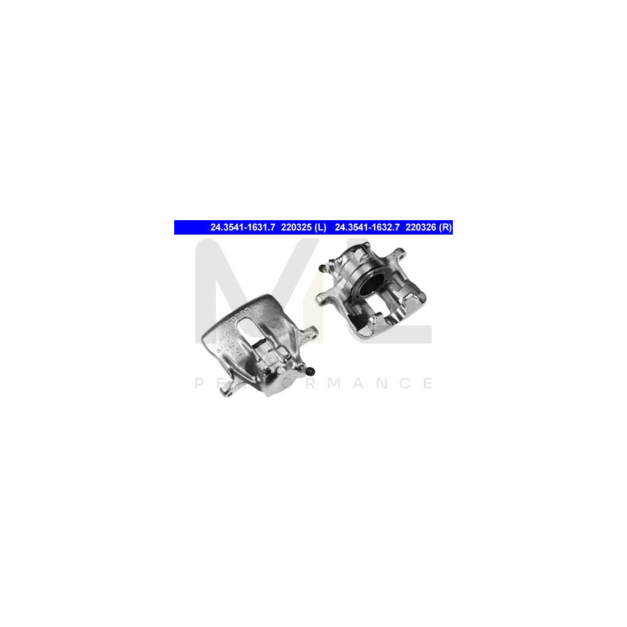 ATE 24.3541-1631.7 Brake Caliper suitable for MERCEDES-BENZ 190 (W201) without holder