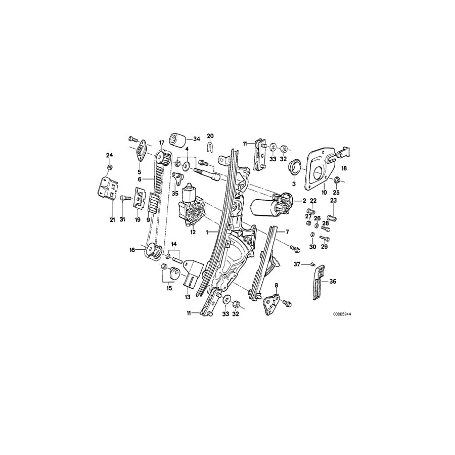 Genuine BMW 51332292129 Screw (Inc. Z1)