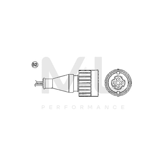 NTK Lambda Sensor / O2 Sensor (NGK 1932) - OTA7H-3A1 | ML Car Parts UK | ML Performance