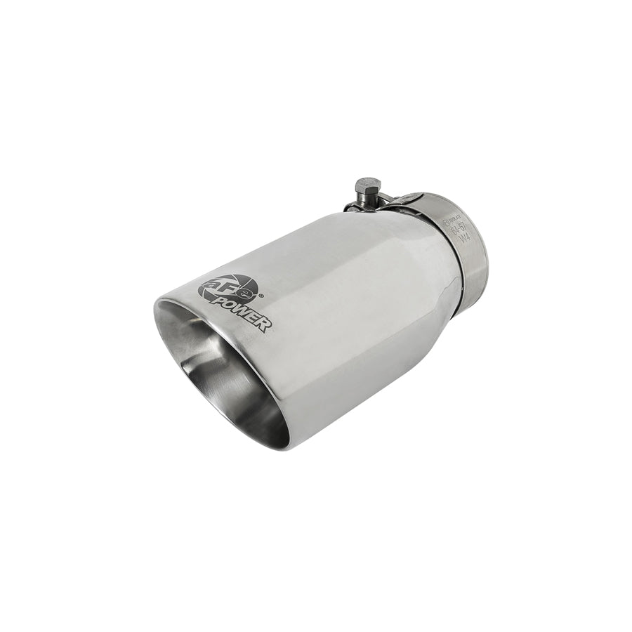 aFe 49T25354-P07 2-1/2 IN Inlet x 3-1/2 IN Outlet X 7 IN L Universal Exhaust Tip