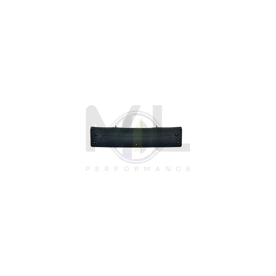 DIEDERICHS 1217351 Number plate holder for BMW 3 Series Front, Black, frameless