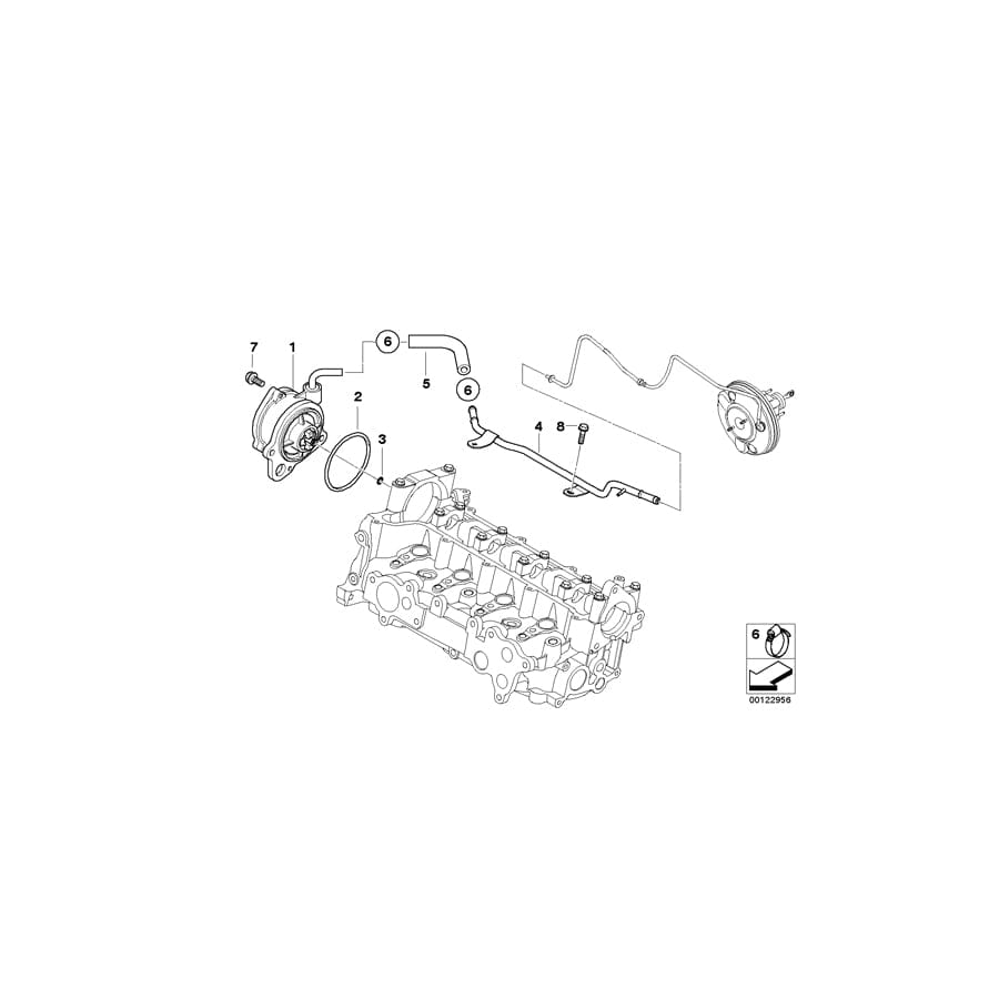 Genuine BMW 11667791981 R50 O-Ring (Inc. One D)
