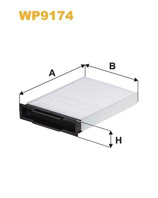 WIX Filters WP9174 Pollen Filter For Renault Megane