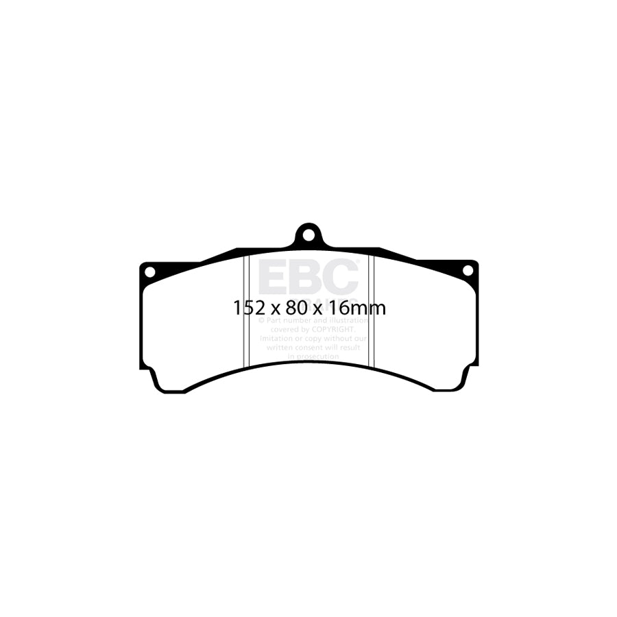 EBC DP9032 Holden HSV Orangestuff Front Brake Pads  - AP Caliper (Inc. Commodore VZ & Z) 2 | ML Performance UK Car Parts