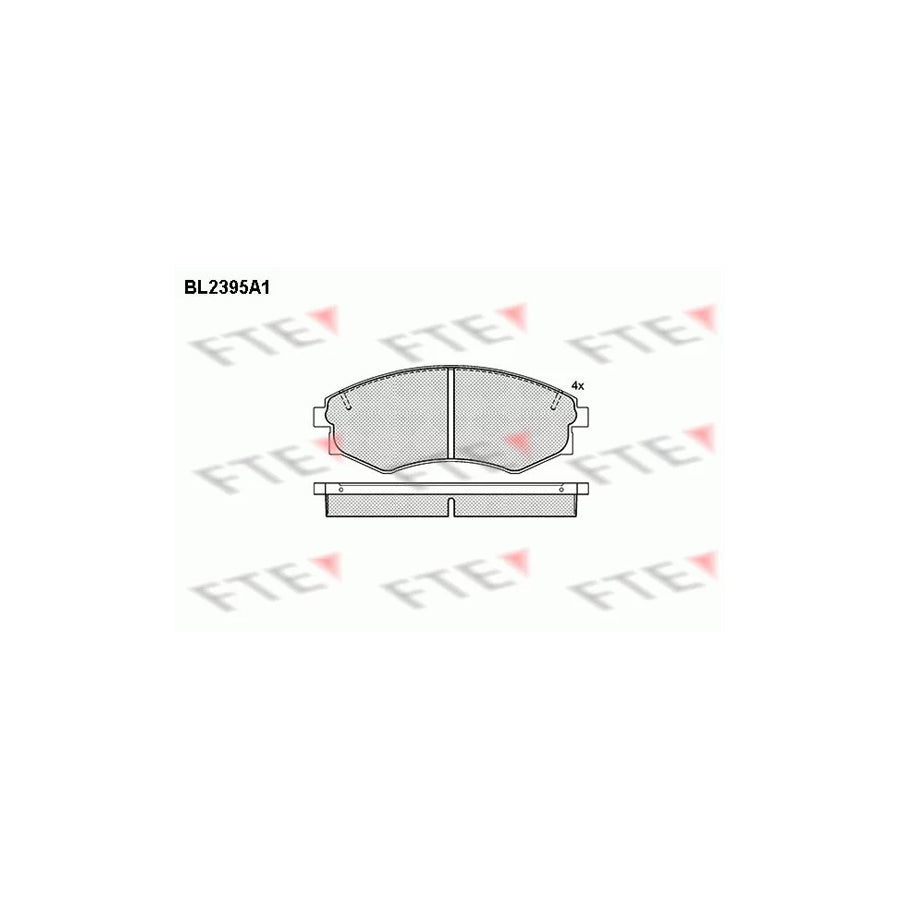 FTE Bl2395A1 Brake Pad Set