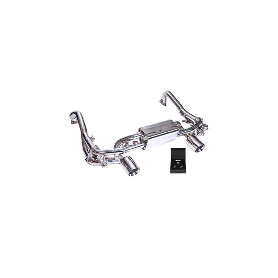Armytrix P82G4-DS38C Valvetronic Exhaust System Porsche 718 Cayman GT4 2019+ with  Dual Chrome 4"