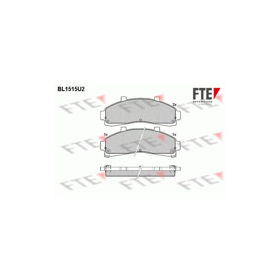 FTE Bl1515U2 Brake Pad Set