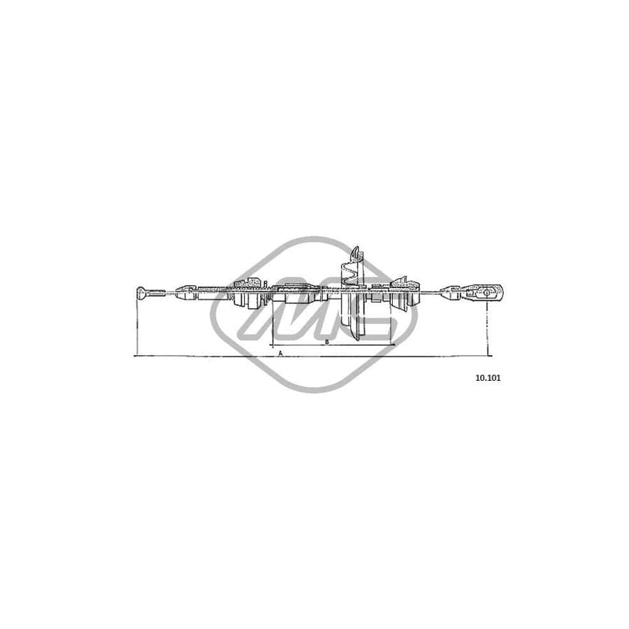 Metalcaucho 80601 Throttle Cable