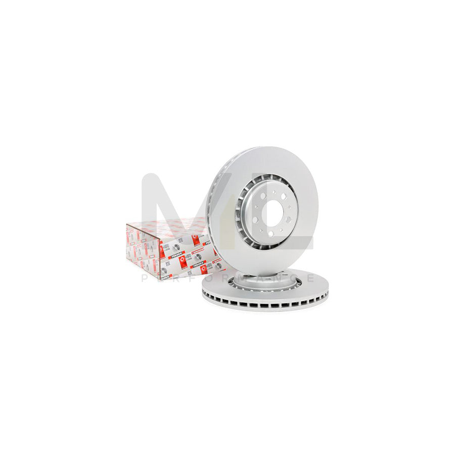 Ferodo Premier Coat+ Disc DDF1371C-1 Brake Disc for Volvo Xc90 I (C, 275) Vented, Coated, Without Bolts/Screws  - Pair