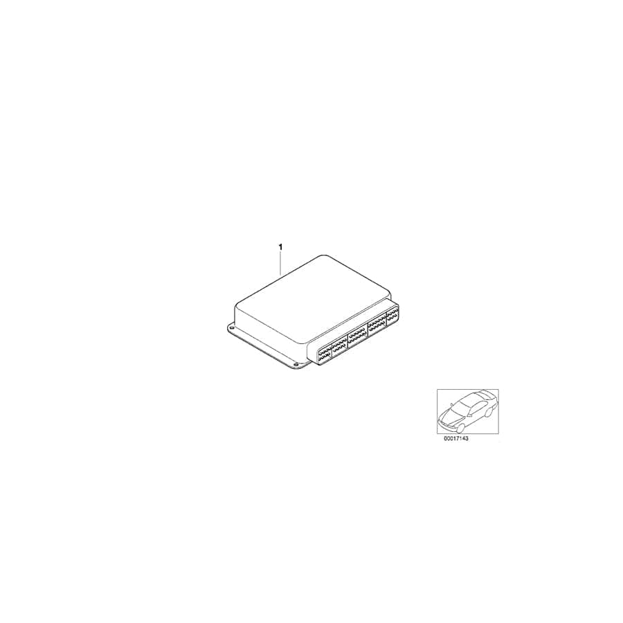 Genuine BMW 12147577218 E46 Exch. Control Unit Dme Programmed MS45.1 (Inc. 325Ci & 325i)