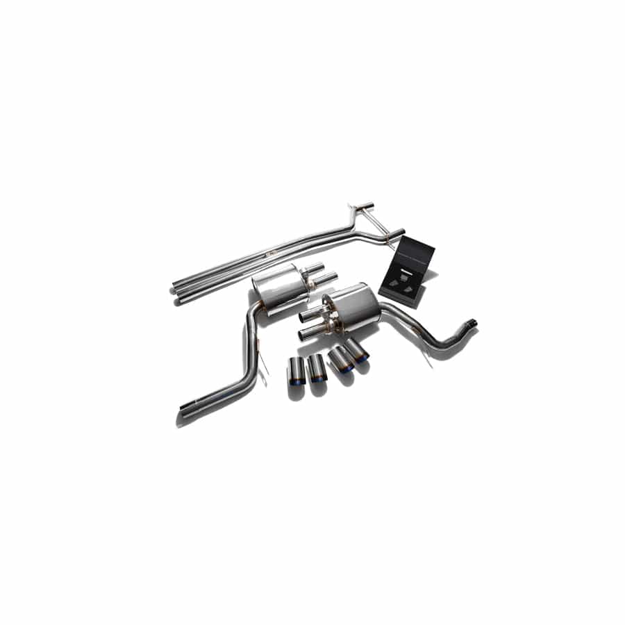 Armytrix P70T1-QS11B Valvetronic Exhaust System Porsche 970 Panamera S | 4S 3.0T 2014-2016 with Quad Blue Coated 3.5"