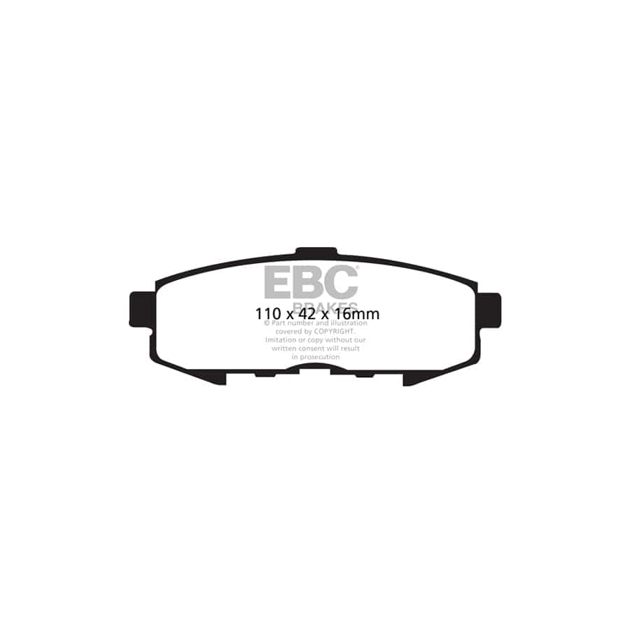 EBC PDKR552 Mazda MPV Ultimax Rear Brake Pad & Plain Disc Kit 2 | ML Performance UK Car Parts